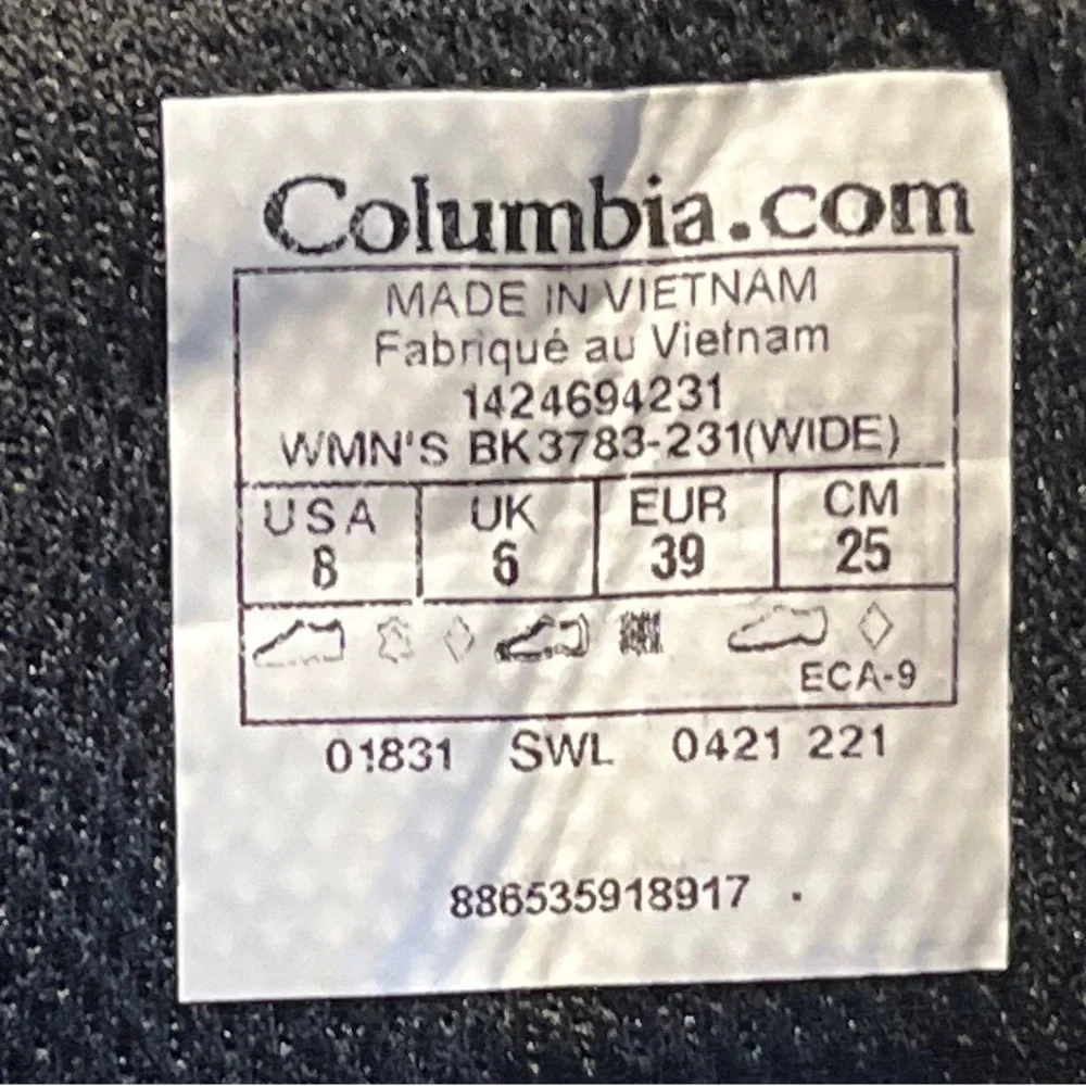 Columbia Women’s Dark Brown Outdoor Hiking Boots, Size 8 (Wide) - Picture 5 of 5